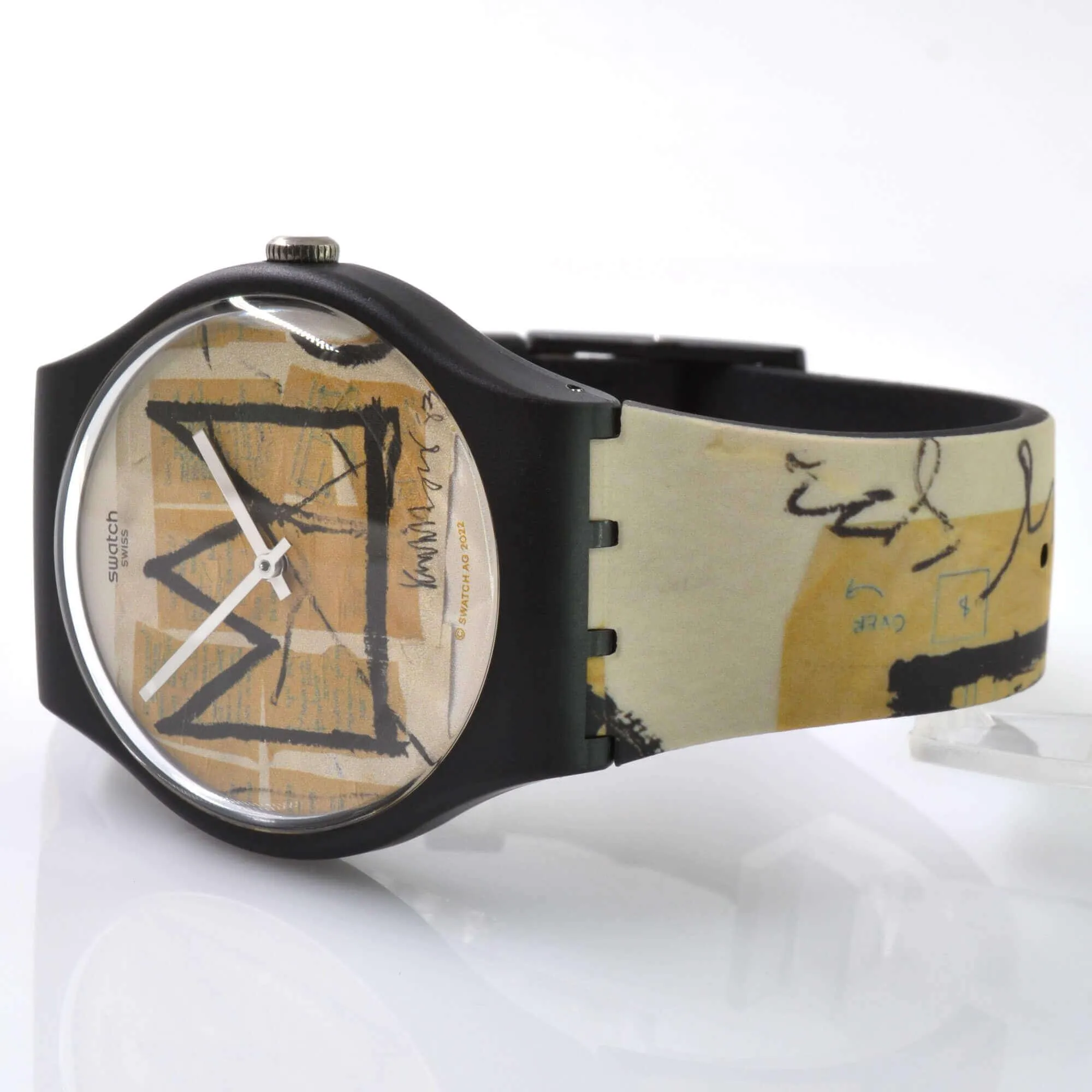 Swatch Unisex Watch - Swatch Art Journey Untitled Brown and Black Dial | SUOZ355