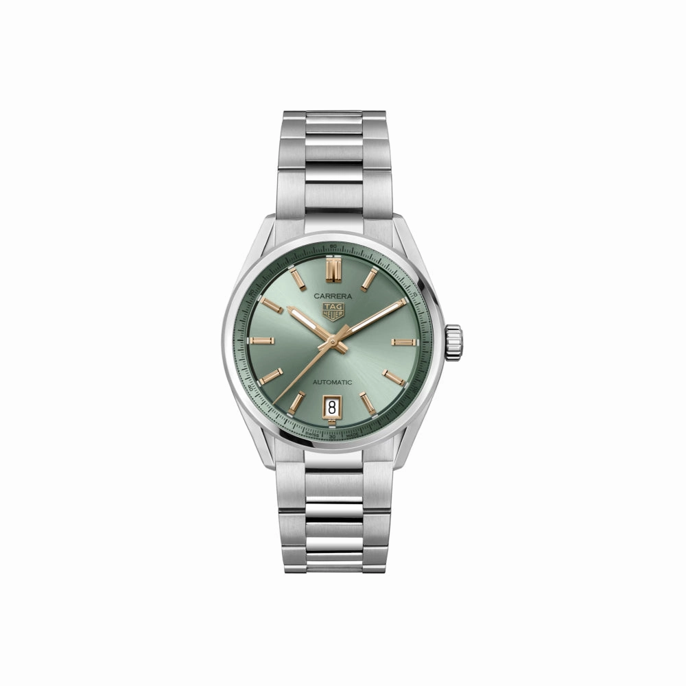 Tag Heuer Carrera Date Automatic 36mm, Steel & 18k Rose Gold Accents