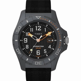 Timex Men's Watch - Expedition North Freedive Ocean Black Fabric Strap | TW2V40500JR