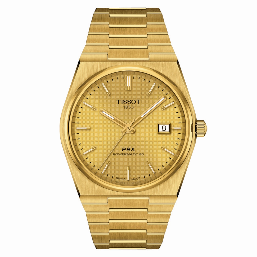 Tissot PRX Powermatic 80 40mm Gold-Tone Automatic Watch