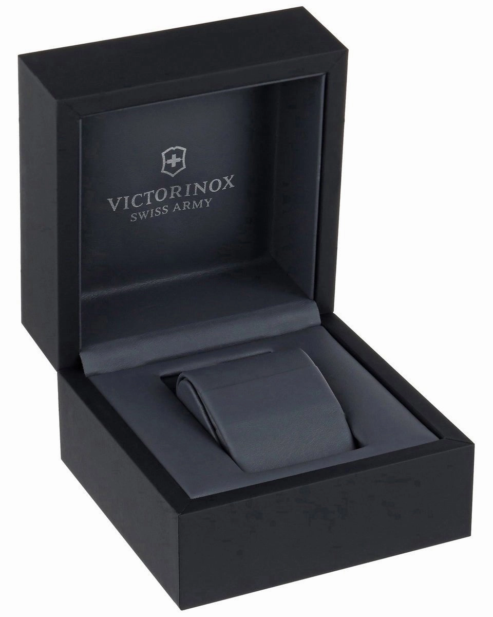 Victorinox Swiss Army Maverick Chronograph Two-Tone Stainless Steel Blue Dial Date Mens Watch 241791