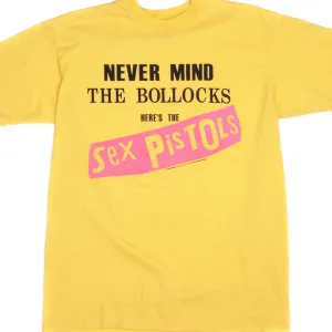 VINTAGE THE SEX PISTOLS NEVER MIND THE BOLLOCKS TEE SHIRT 1980S MEDIUM MADE USA