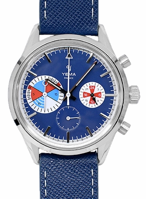 Yachtingraf Croisière Meca-Quartz Blue - Leather