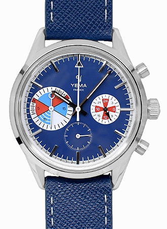 Yachtingraf Croisière Meca-Quartz Blue - Leather